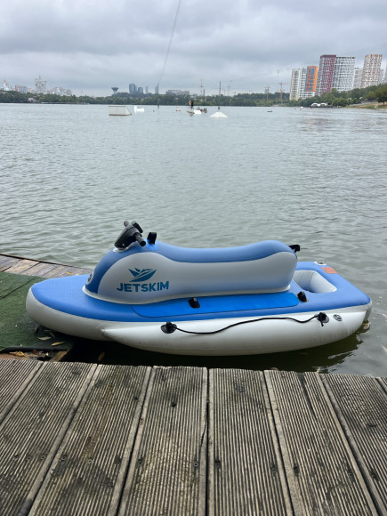 Надувной аквабайк JetSkim Pro с эл.дв. 700W и 2мя съемными АКБ