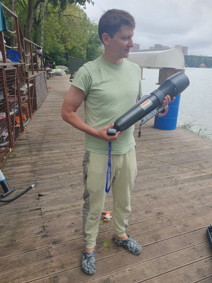 Надувной аквабайк JetSkim Pro с эл.дв. 700W и 2мя съемными АКБ