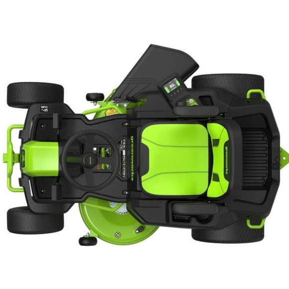 Садовый трактор Greenworks GC82LT107, 82v, 107 см (аккумуляторный райдер)