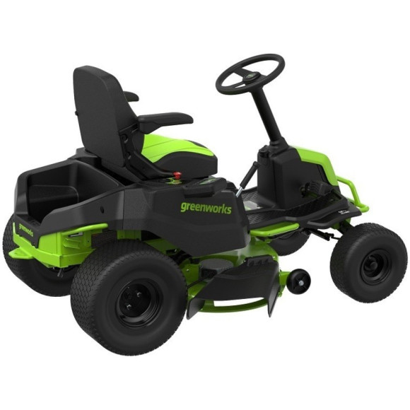 Садовый трактор Greenworks GC82LT107, 82v, 107 см (аккумуляторный райдер)