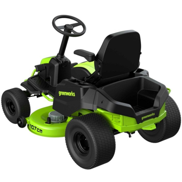 Садовый трактор Greenworks GC82LT107, 82v, 107 см (аккумуляторный райдер)