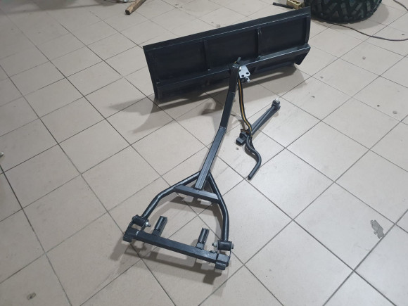  Снегоотвал для Дачника с ручкой подъема снегоотвала 1000х40 см