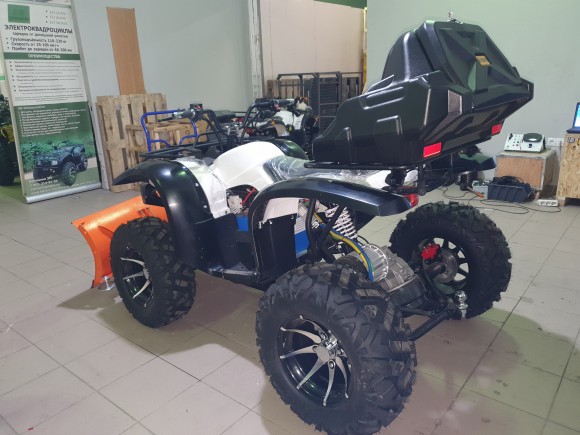 Электродвигатель (BLDC) 72В 3500 Вт с механической 2-х скоростной коробкой передач  2